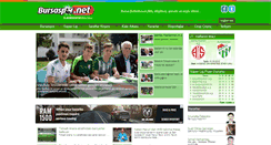 Desktop Screenshot of bursaspor.net